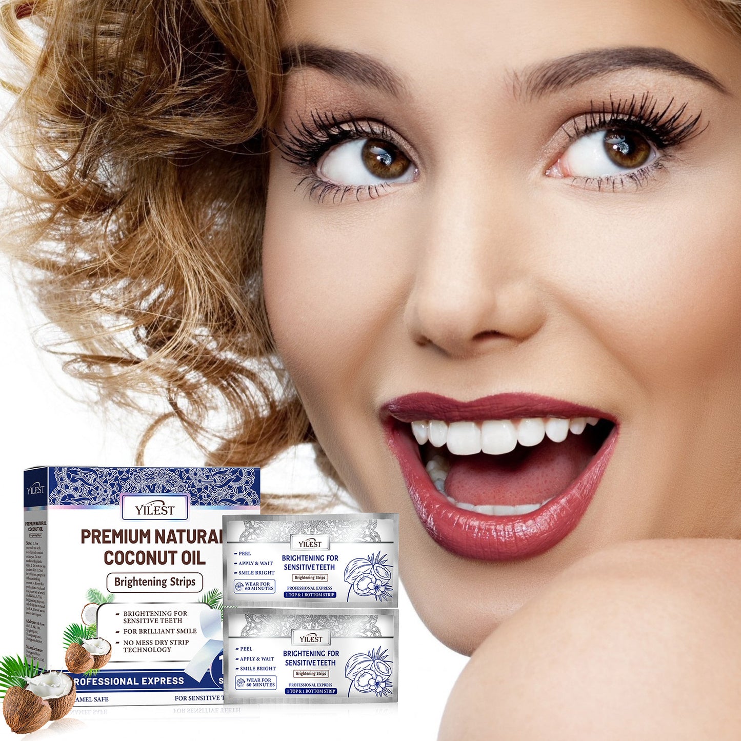 Coconut Teeth Whitening Strips