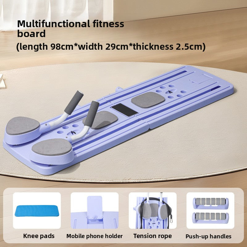 Foldable Multifunctional Fitness Board for Home Workouts