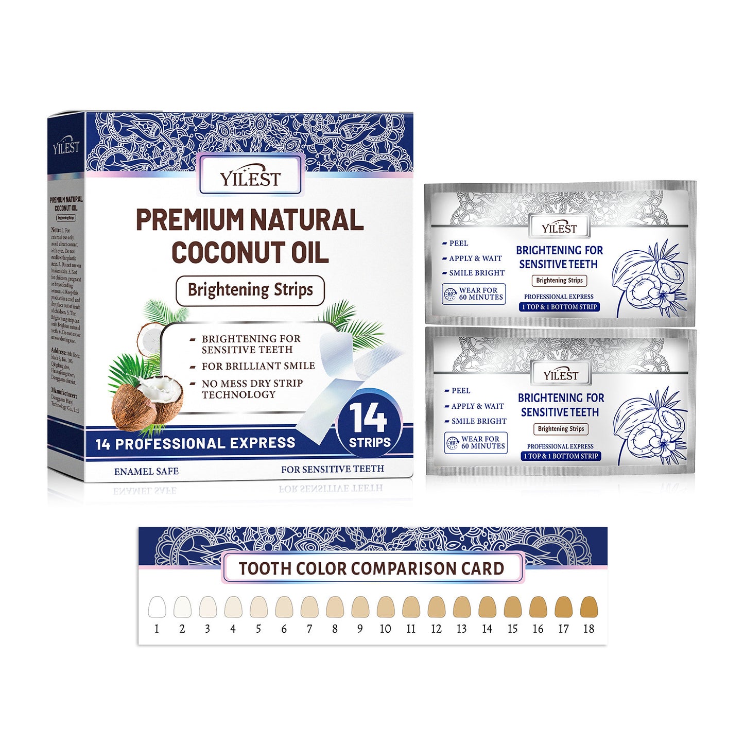 Coconut Teeth Whitening Strips