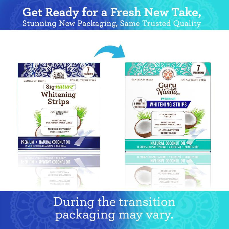 Guru Nanda Coconut Oil Teeth Whitening Strips