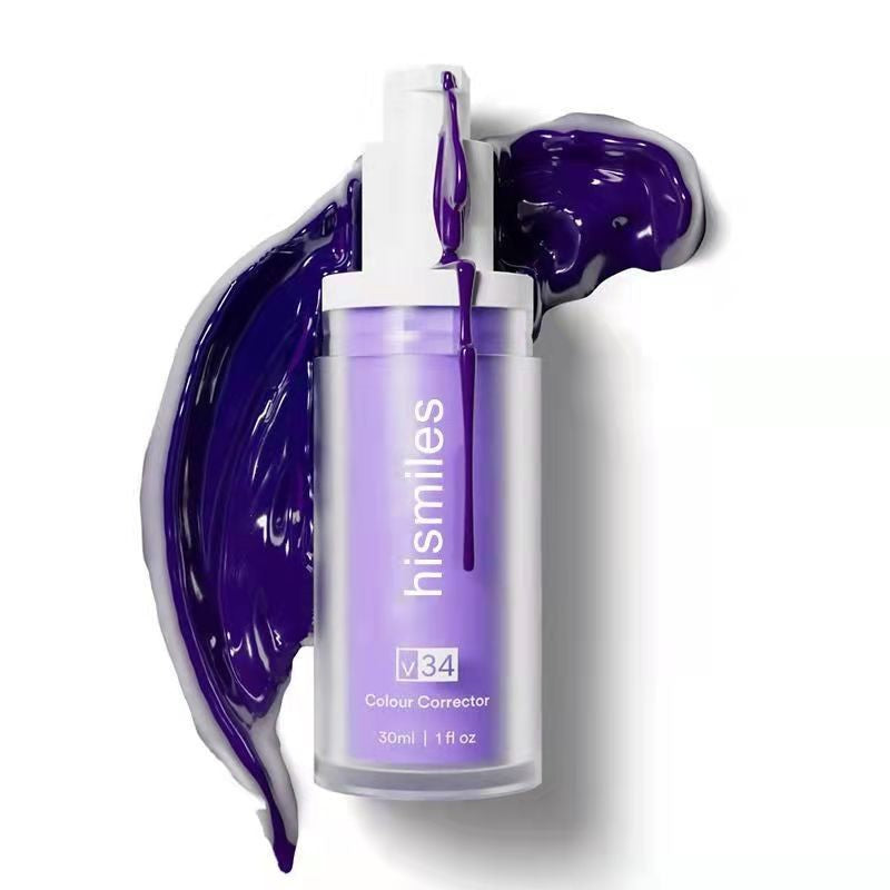 V34 Purple Whitening Toothpaste with Mint Flavor